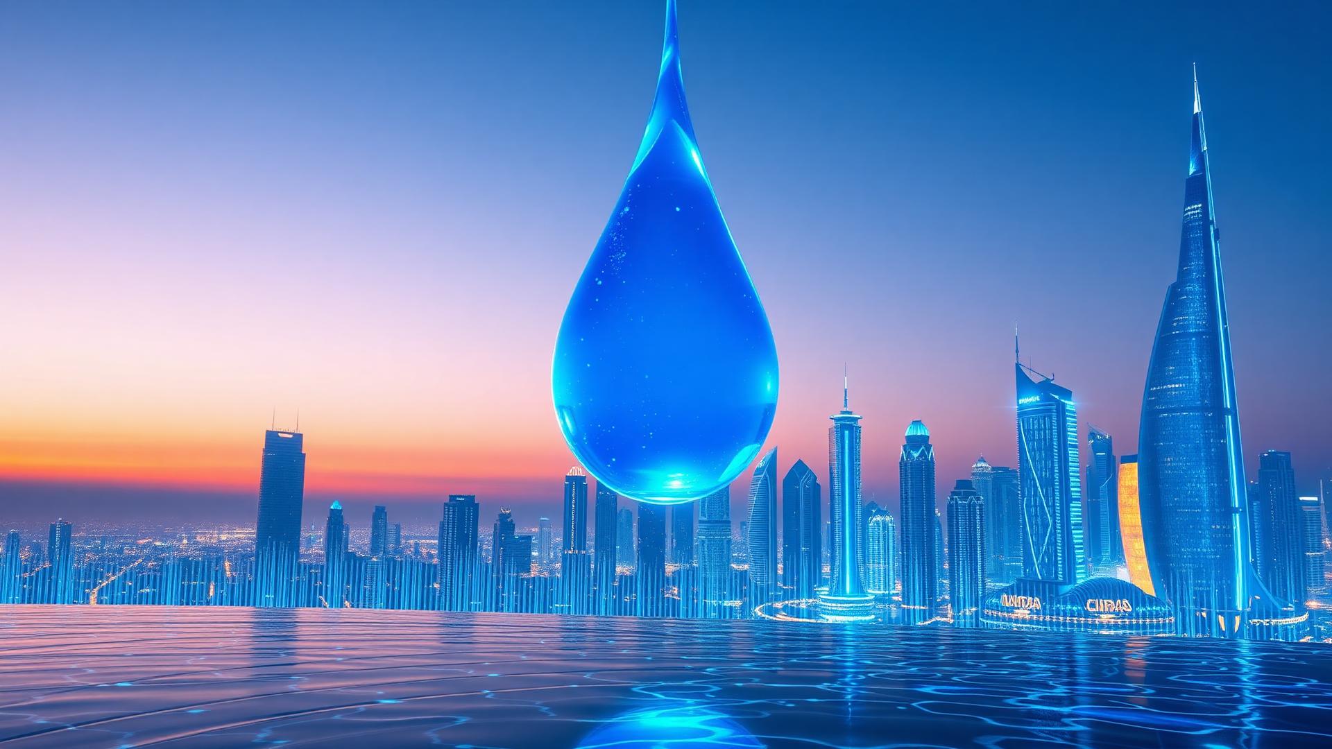 Futuristic Dubai water technology expo